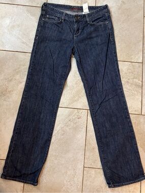 Eddie Bauer Dark Blue Straight-Leg Jeans
